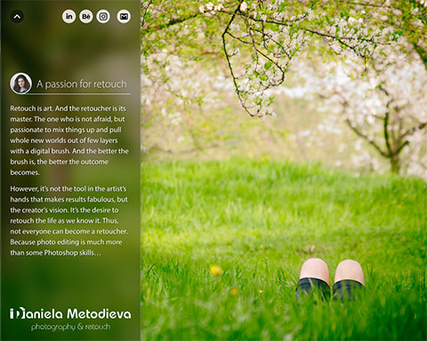 A passion for retouch